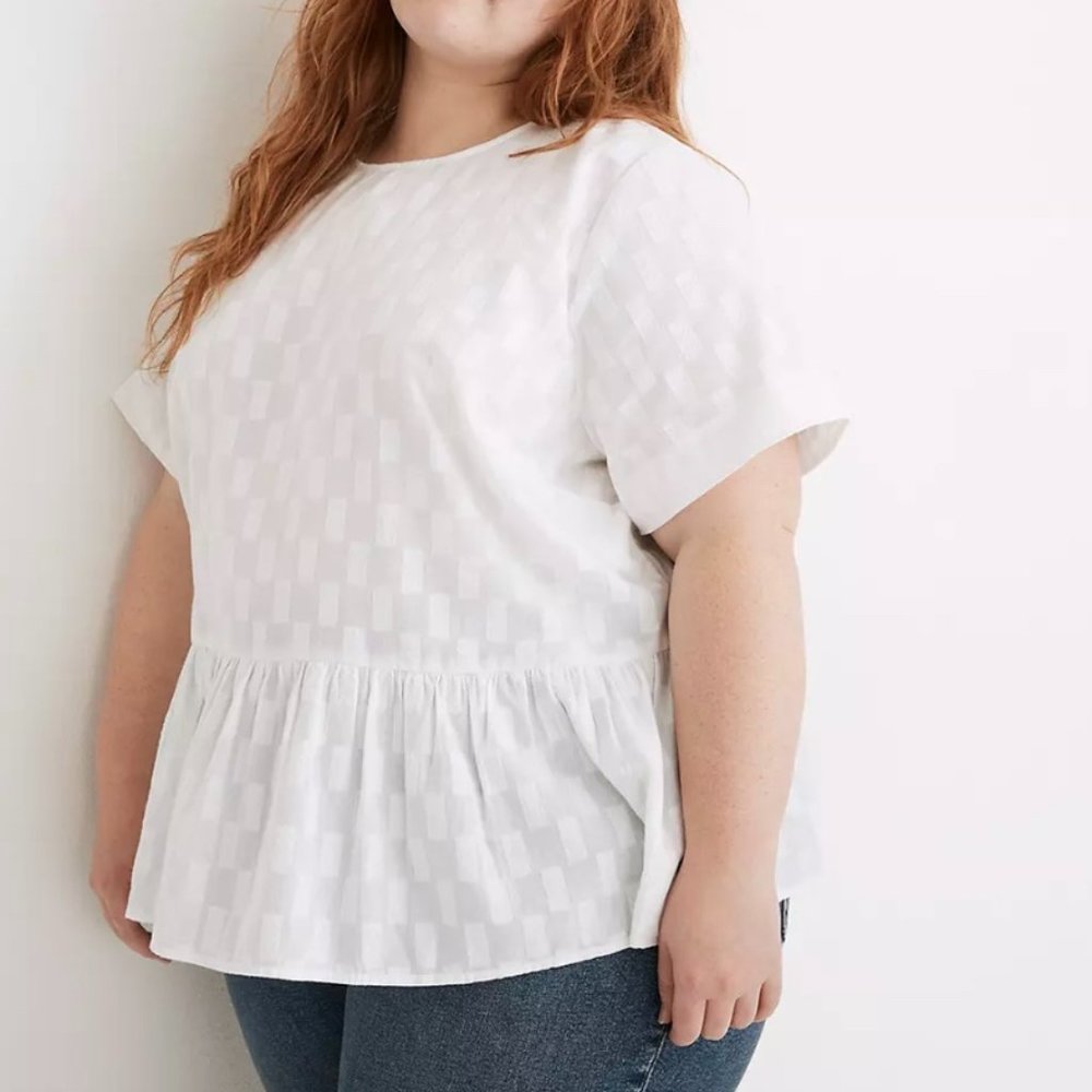 Madewell Medford Top in Jacquard NWT